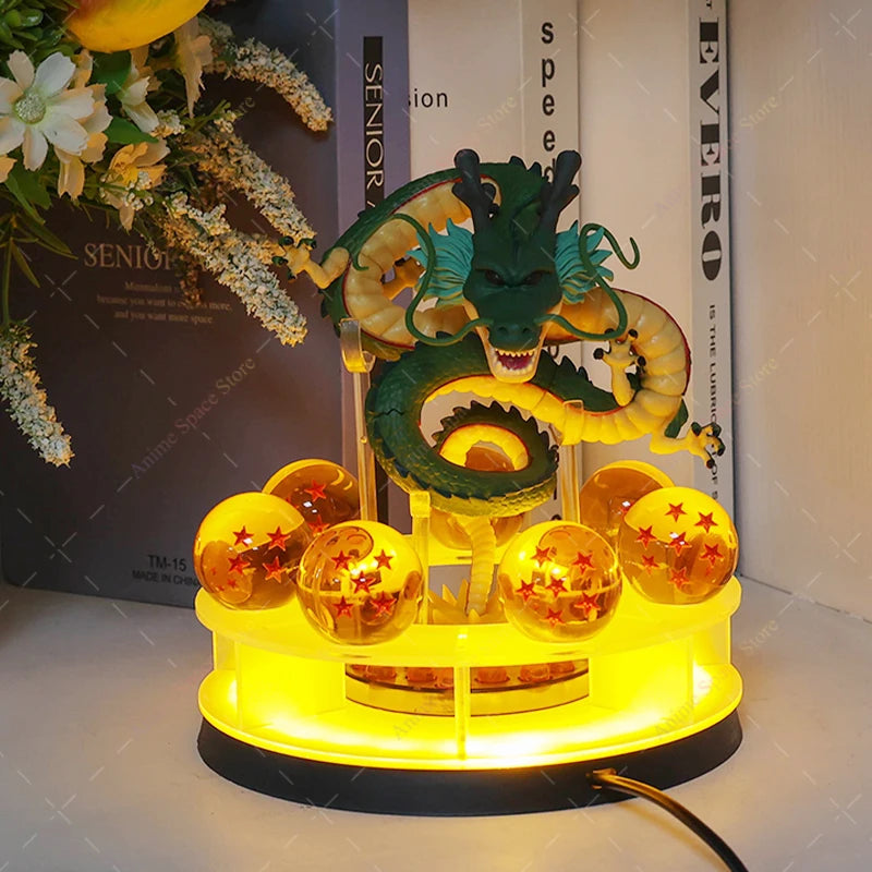 Shenron Night Light with 7-Star Crystal Balls