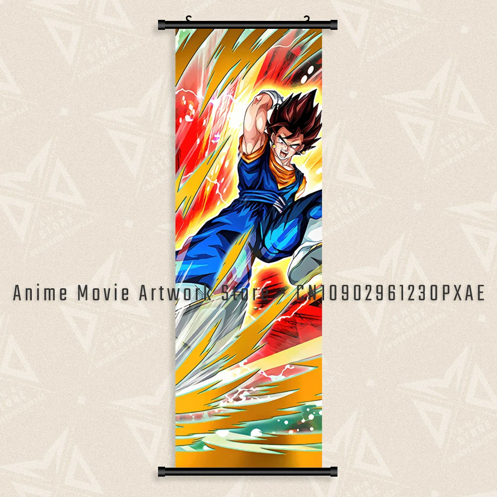 Goku Black Dragon Ball Z Canvas Wall Scroll - Image 32