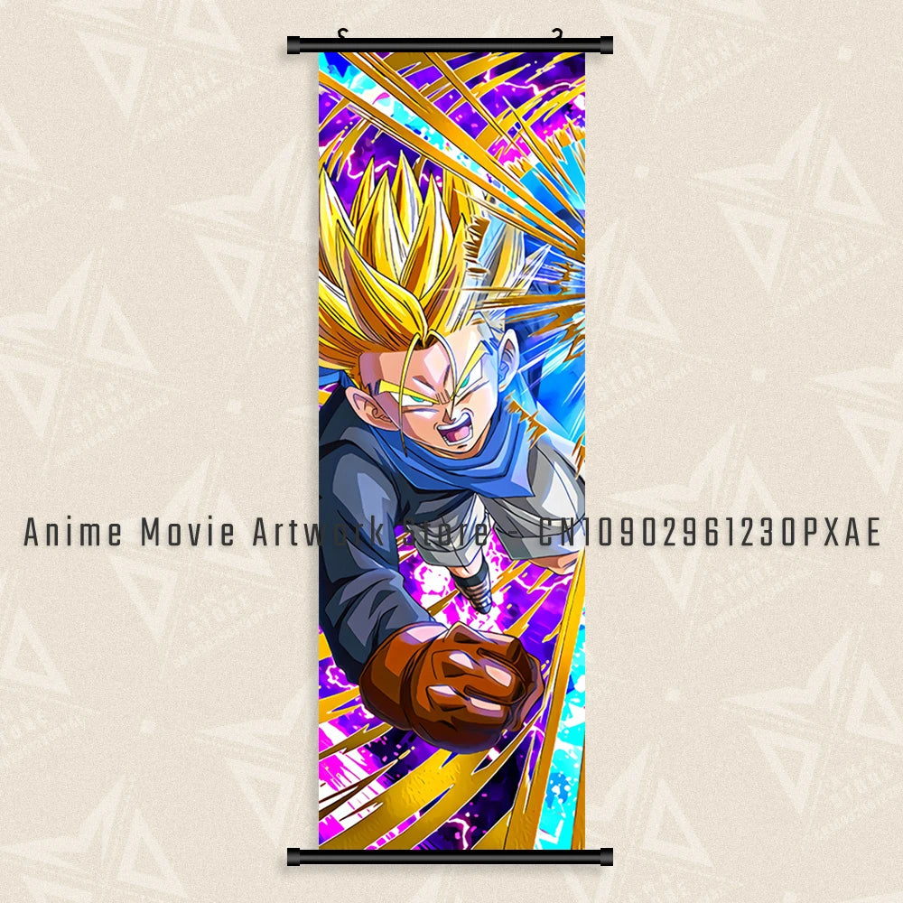 Goku Black Dragon Ball Z Canvas Wall Scroll - Image 16