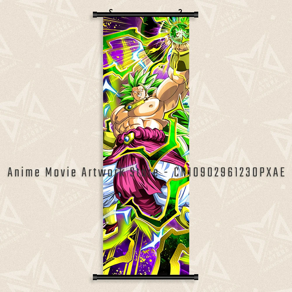 Goku Black Dragon Ball Z Canvas Wall Scroll - Image 39