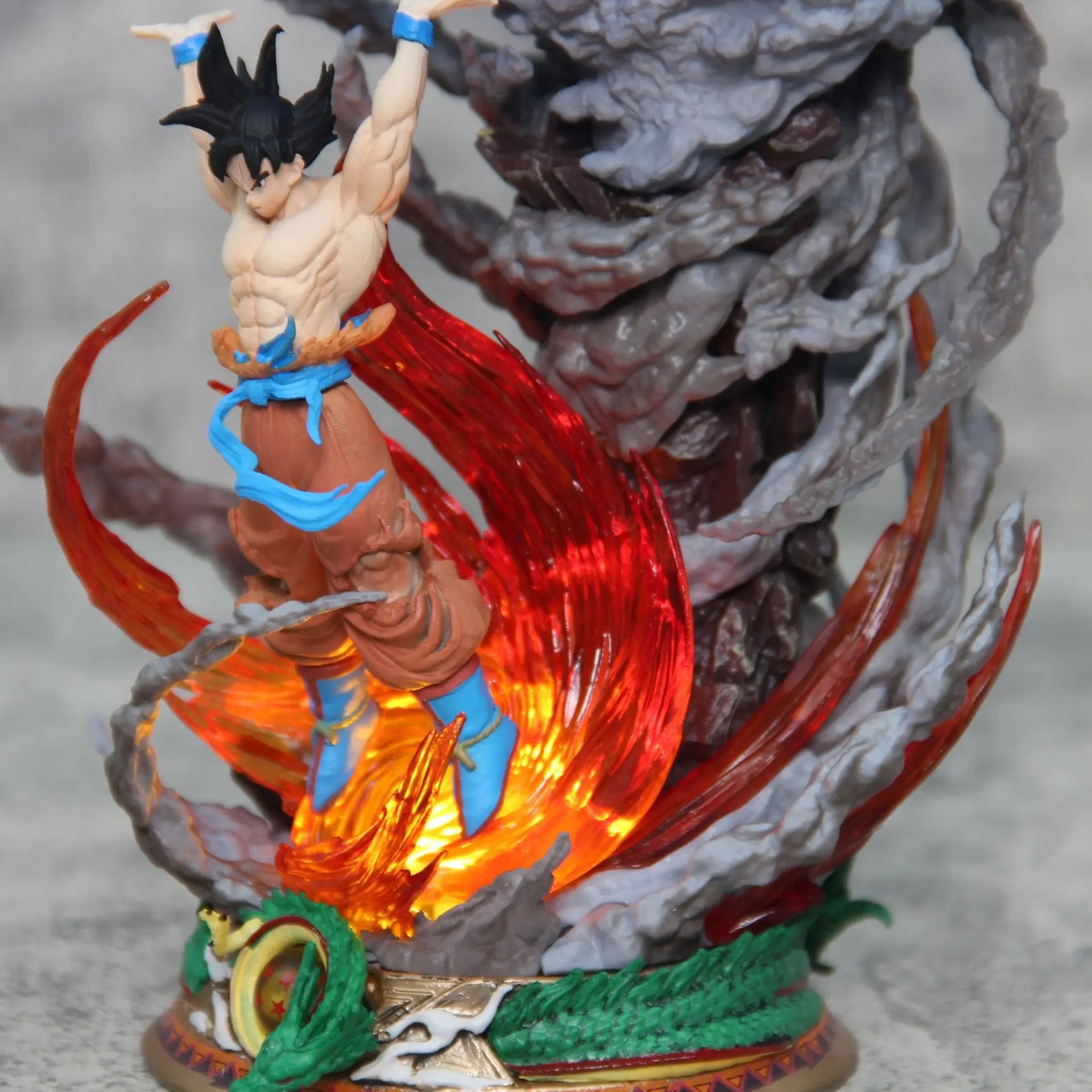 23cm Dragon Ball Goku Super Spirit Bomb Action Figure - Image 3