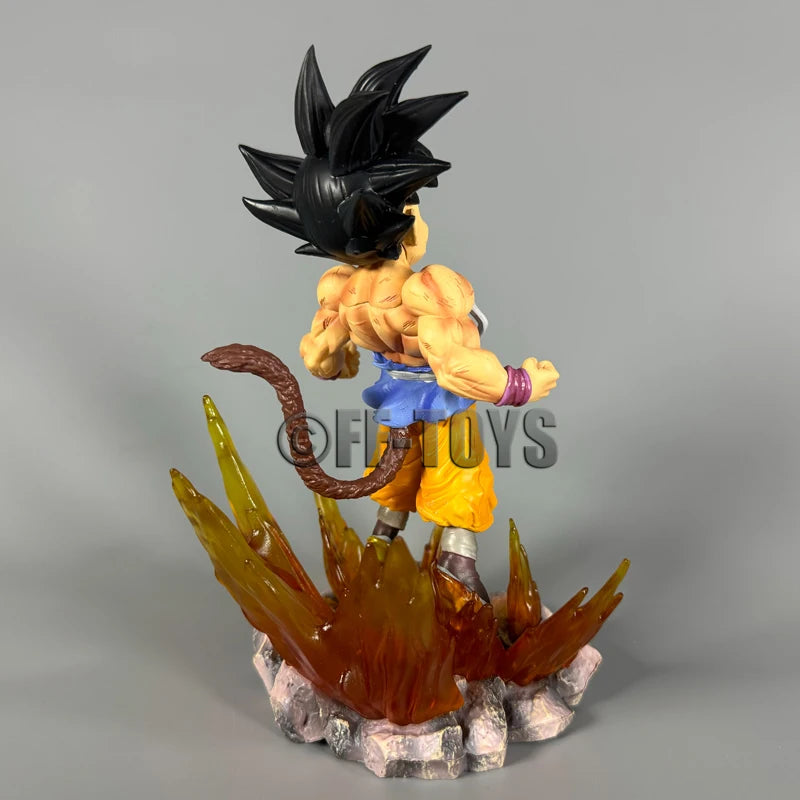 SSJ4 Goku Transforming into Ozaru Figure – 18cm Dragon Ball Z PVC Statue Collectible - Image 2