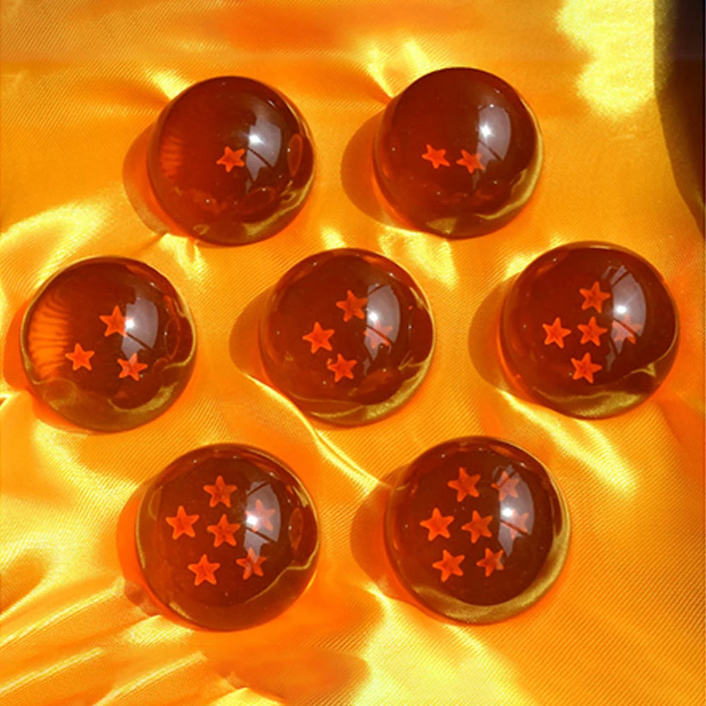 Large Dragon Ball Crystal Ball – Blue & Yellow - Image 3