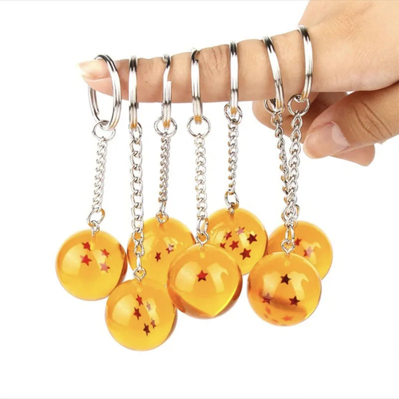 Dragon Ball Keychain 1-7 Orange - Image 3