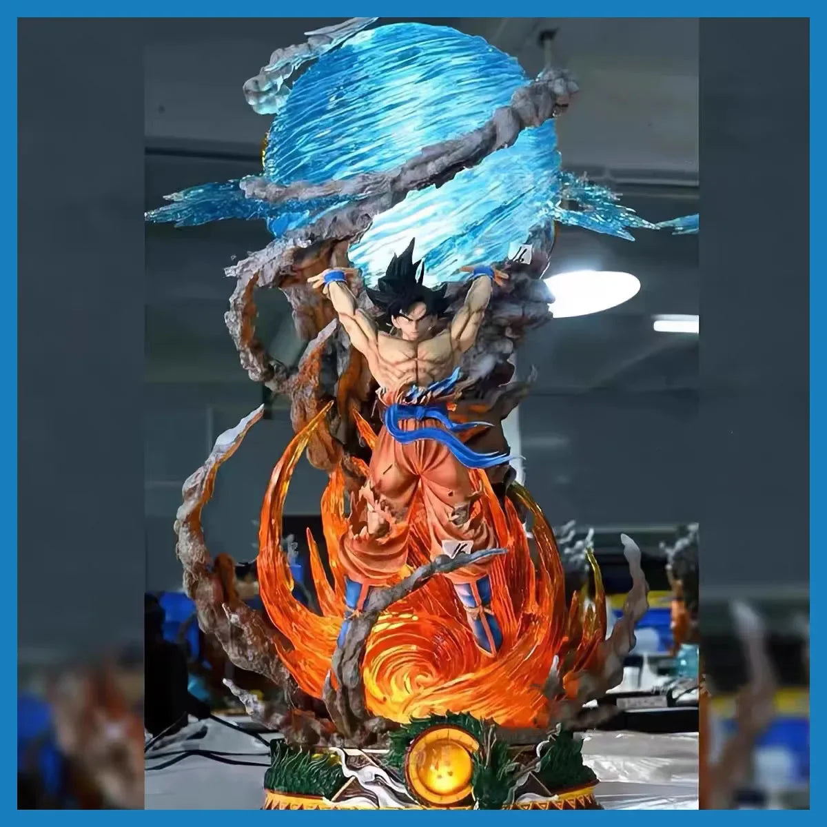 Spirit Bomb Son Goku Figure – 25cm Dragon Ball PVC Action Statue - Image 2