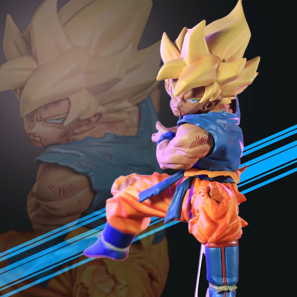 Super Saiyan Son Goku Kamehameha Figure – 22cm Dragon Ball Z PVC Action Statue - Image 5