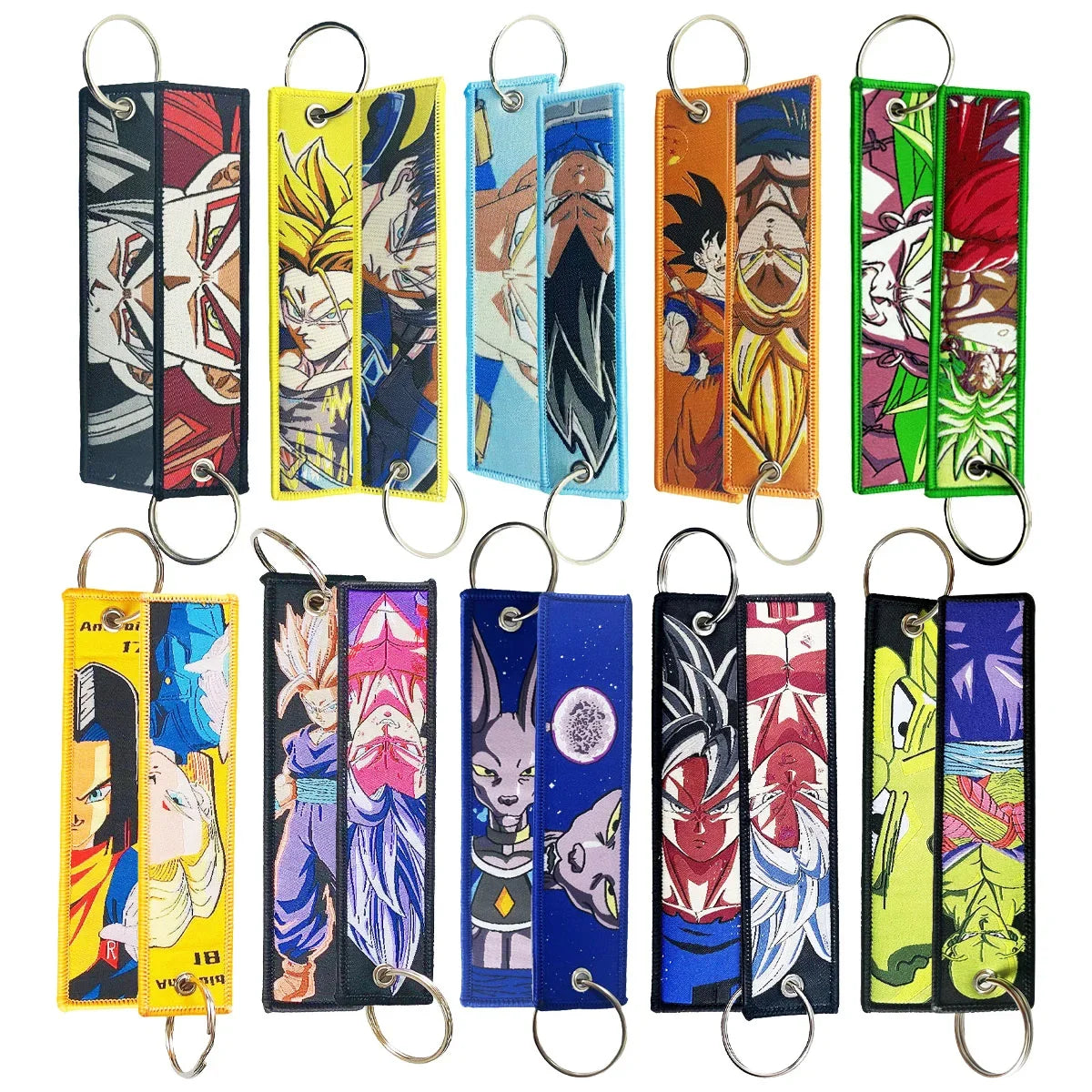 Dragon Ball Embroidery Cool Keychain
