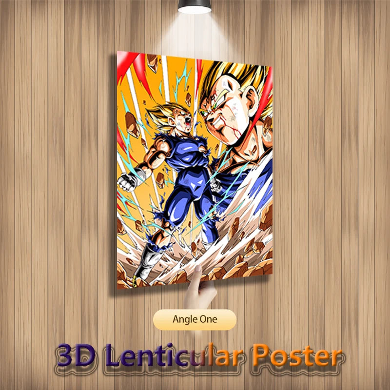 Dragon Ball Vegeta 3D Lenticular Poster - Image 2