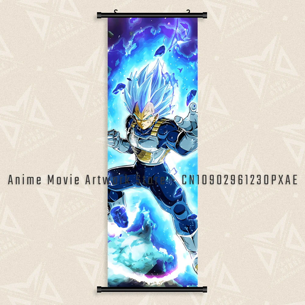 Goku Black Dragon Ball Z Canvas Wall Scroll - Image 25