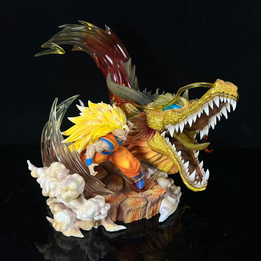 SSJ3 Goku "Dragon Fist Explosion" Figure – 23cm Dragon Ball PVC Statue - Image 7