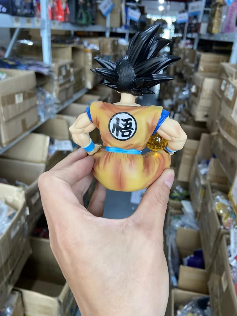 Bandai Dragon Ball Z Son Goku Super Saiyan Sitting Position Figure – Perfect for Fans Collectors - Image 2