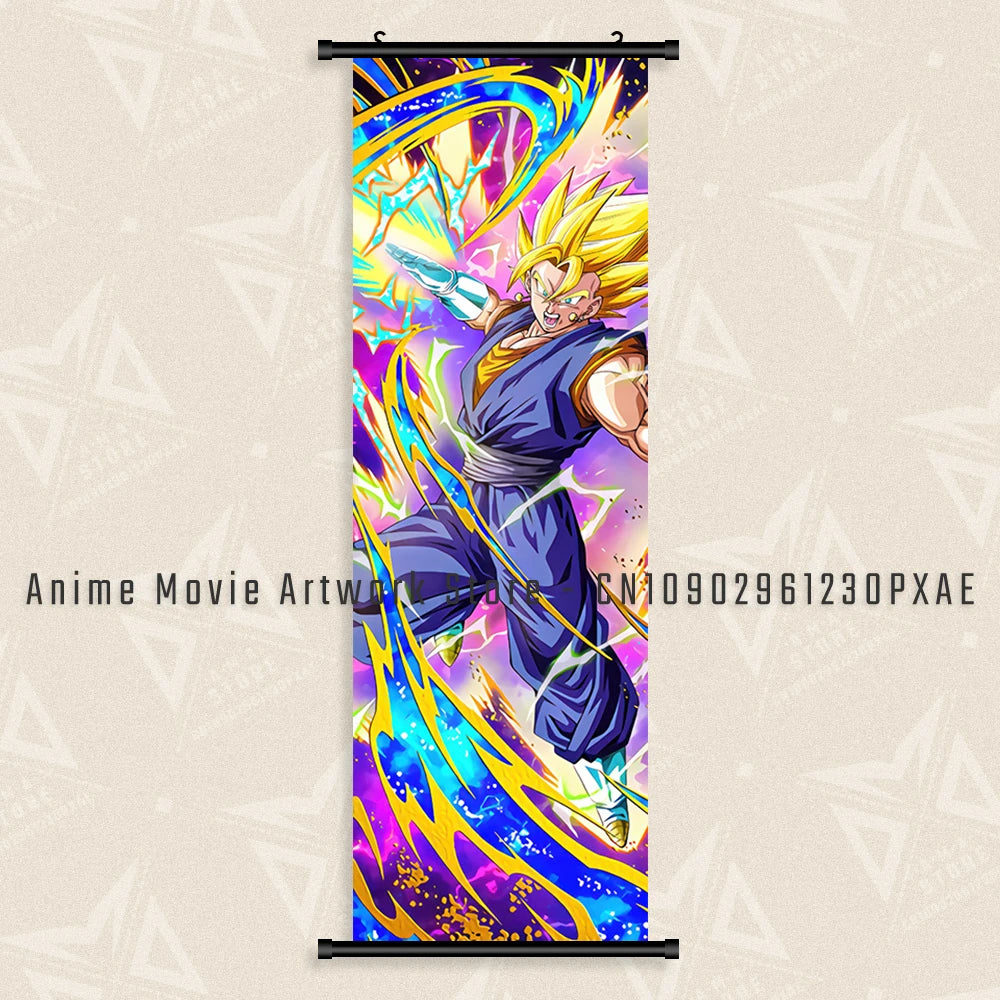 Goku Black Dragon Ball Z Canvas Wall Scroll - Image 47