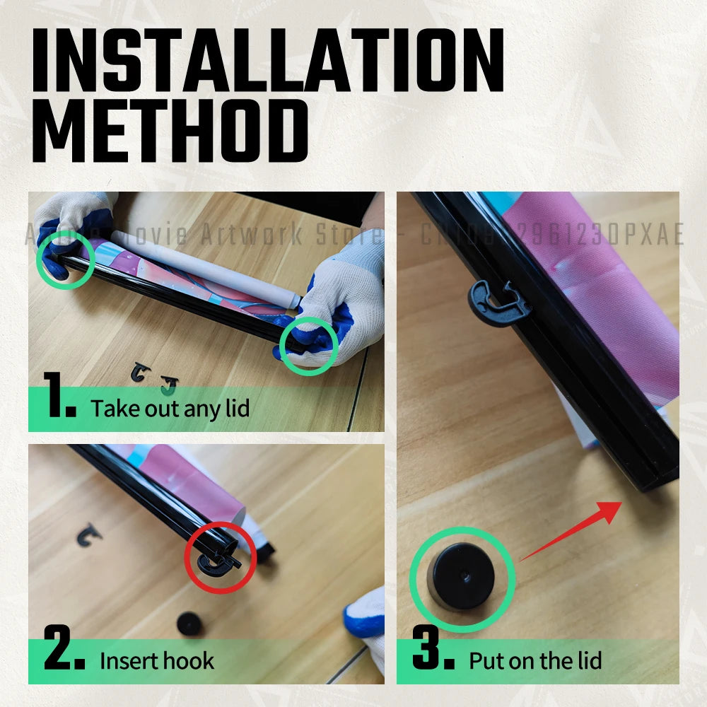 Goku Black Dragon Ball Z Canvas Wall Scroll - Image 6