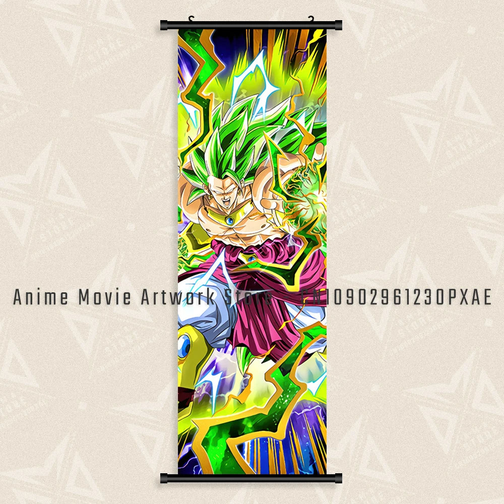 Goku Black Dragon Ball Z Canvas Wall Scroll - Image 35