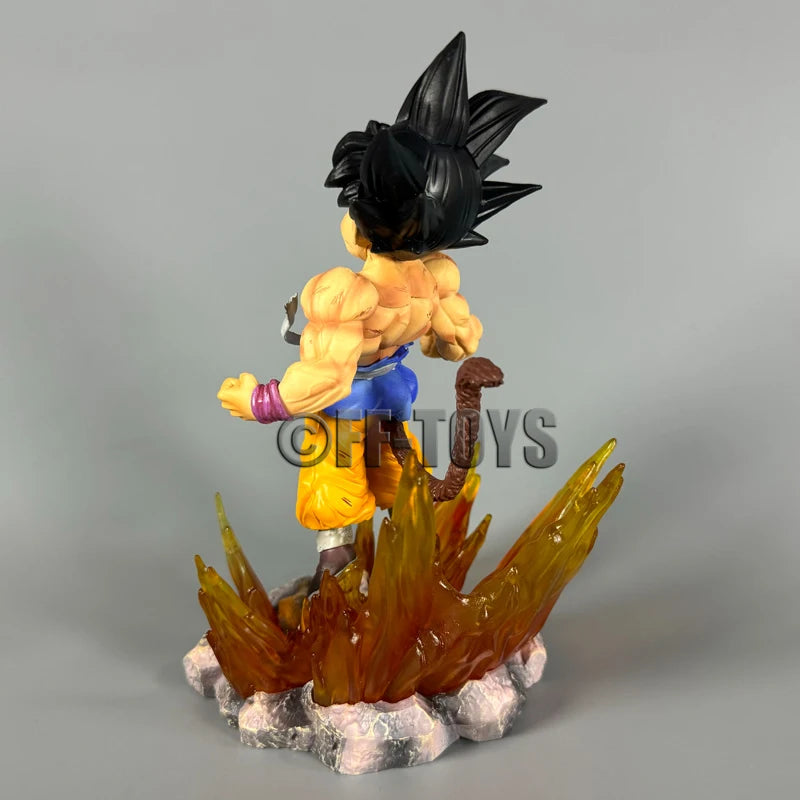 SSJ4 Goku Transforming into Ozaru Figure – 18cm Dragon Ball Z PVC Statue Collectible - Image 4
