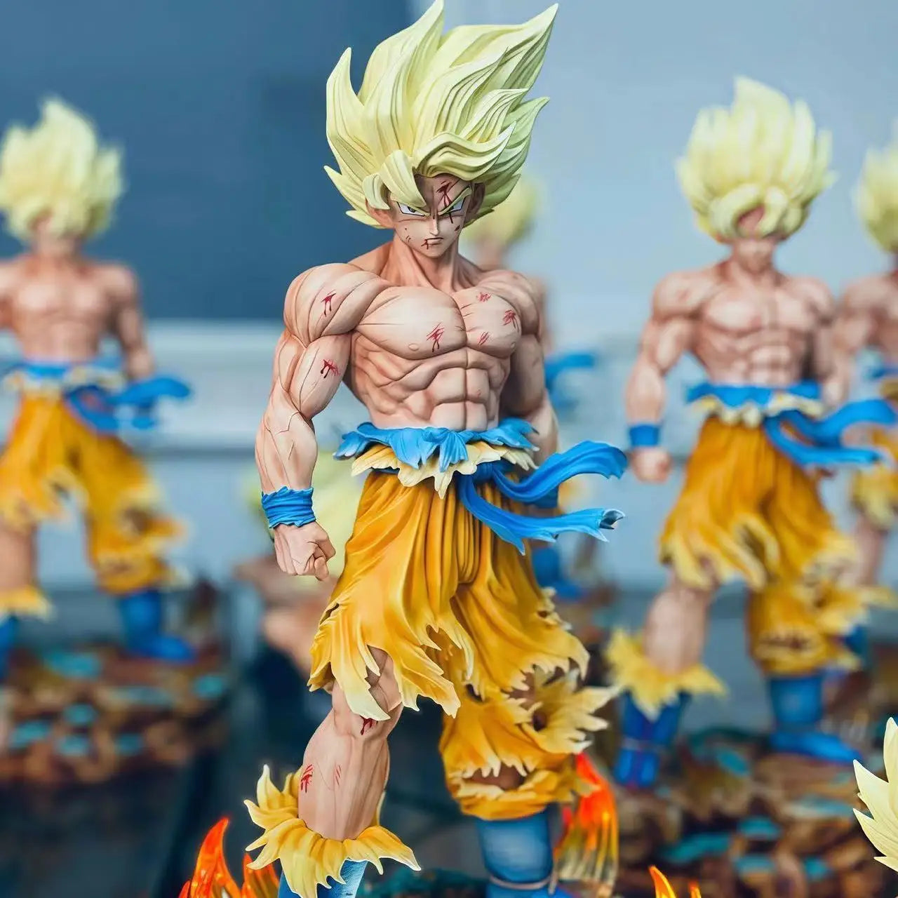 JT Son Goku Figure w/ LED Base - Image 5