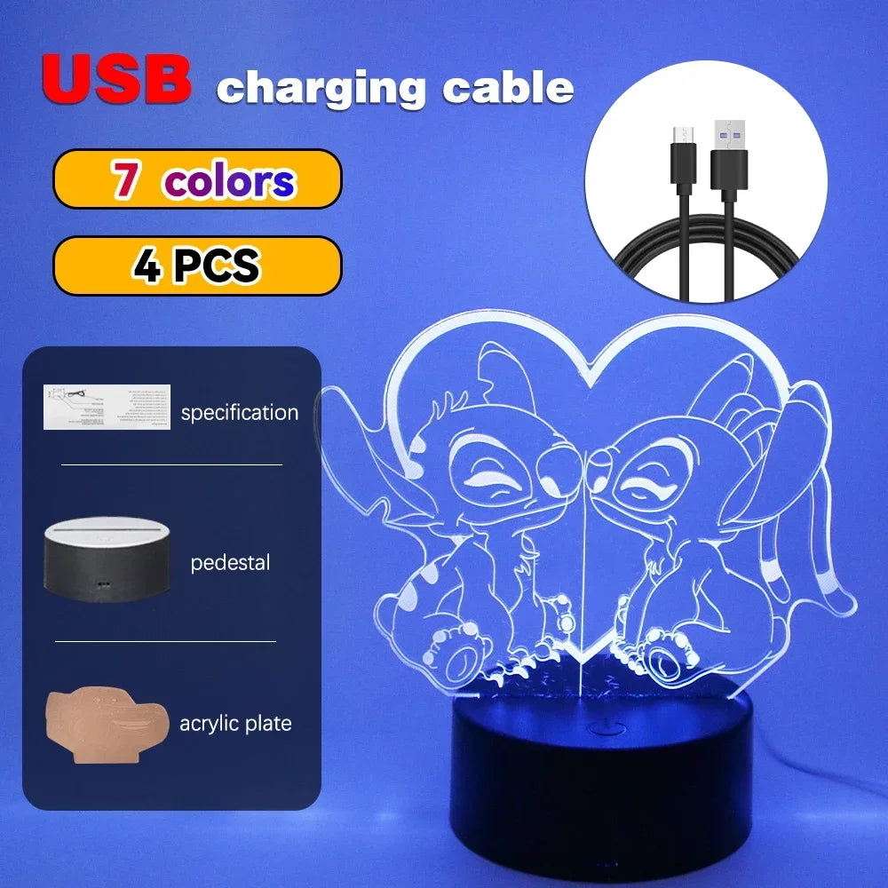 3D Illusion Stitch LED Night Light - Image 17