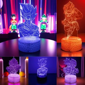 Dragon Ball Z 3D Lamp & Figures Set