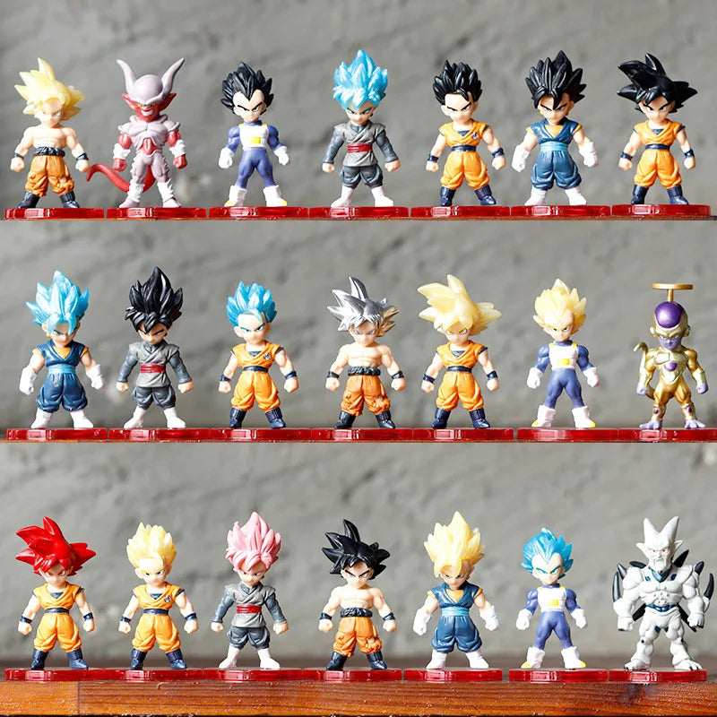 Dragon Ball Super Saiyan Son Goku 21pcs Figure Set - Image 6