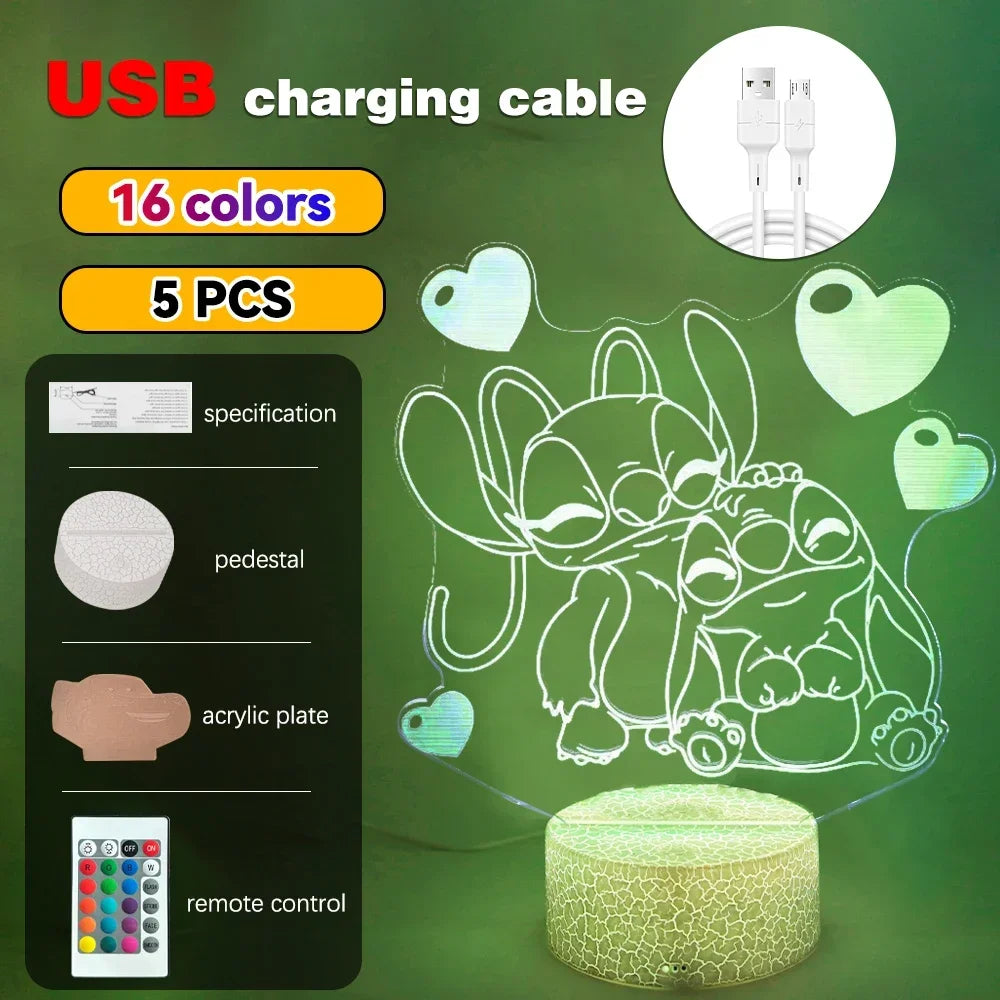 3D Illusion Stitch LED Night Light - Image 25