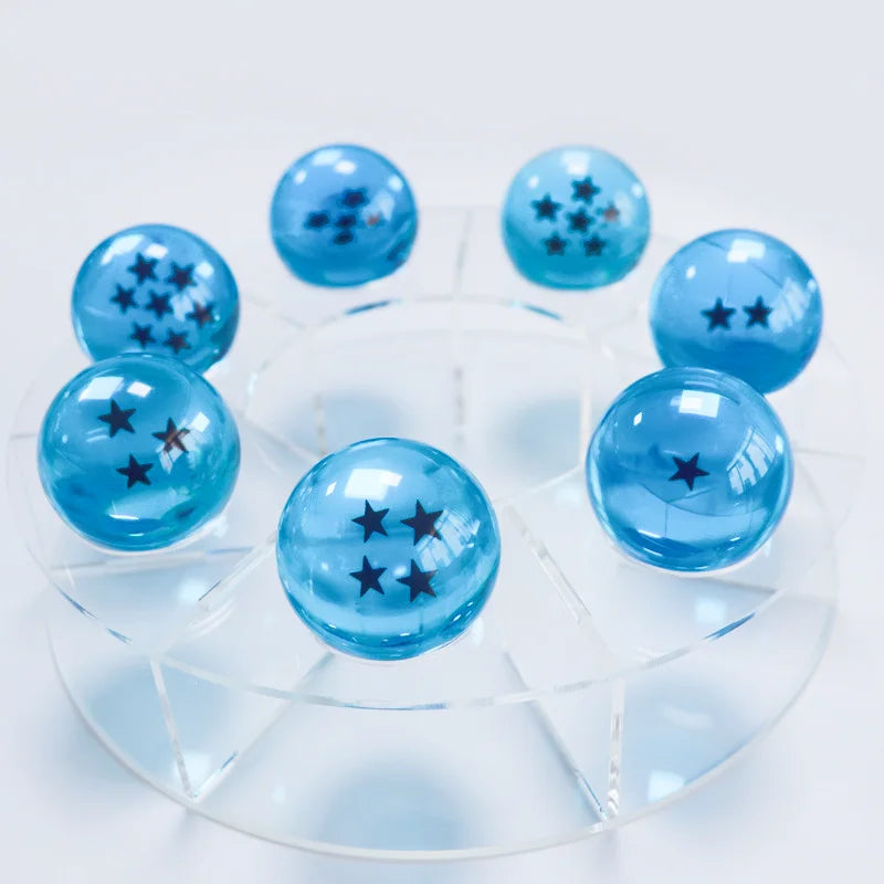 Large Dragon Ball Crystal Ball – Blue & Yellow - Image 4