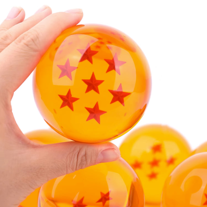 Large Dragon Ball Crystal Ball – Blue & Yellow - Image 7