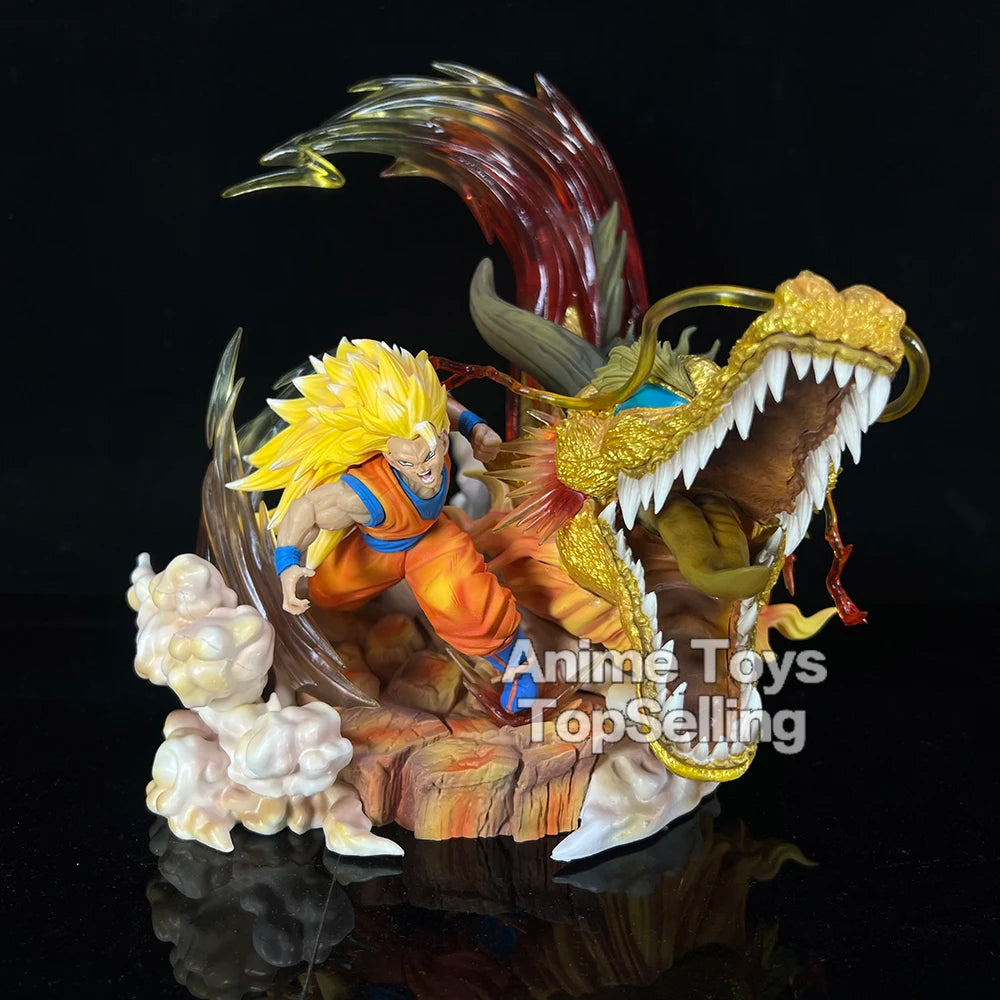 SSJ3 Goku "Dragon Fist Explosion" Figure – 23cm Dragon Ball PVC Statue - Image 2