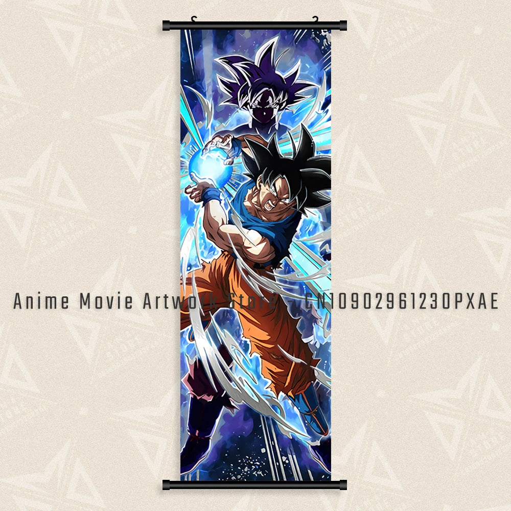 Goku Black Dragon Ball Z Canvas Wall Scroll - Image 31