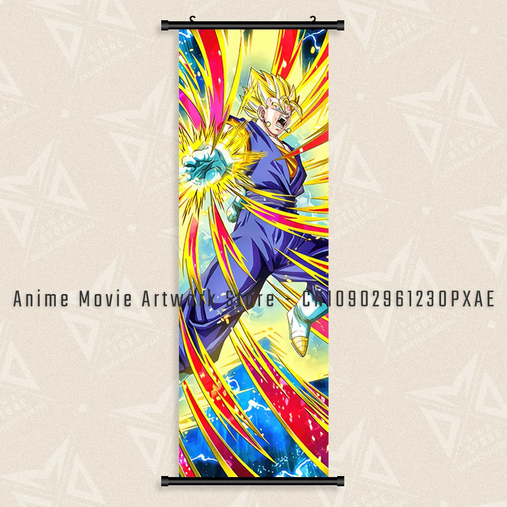 Goku Black Dragon Ball Z Canvas Wall Scroll - Image 7