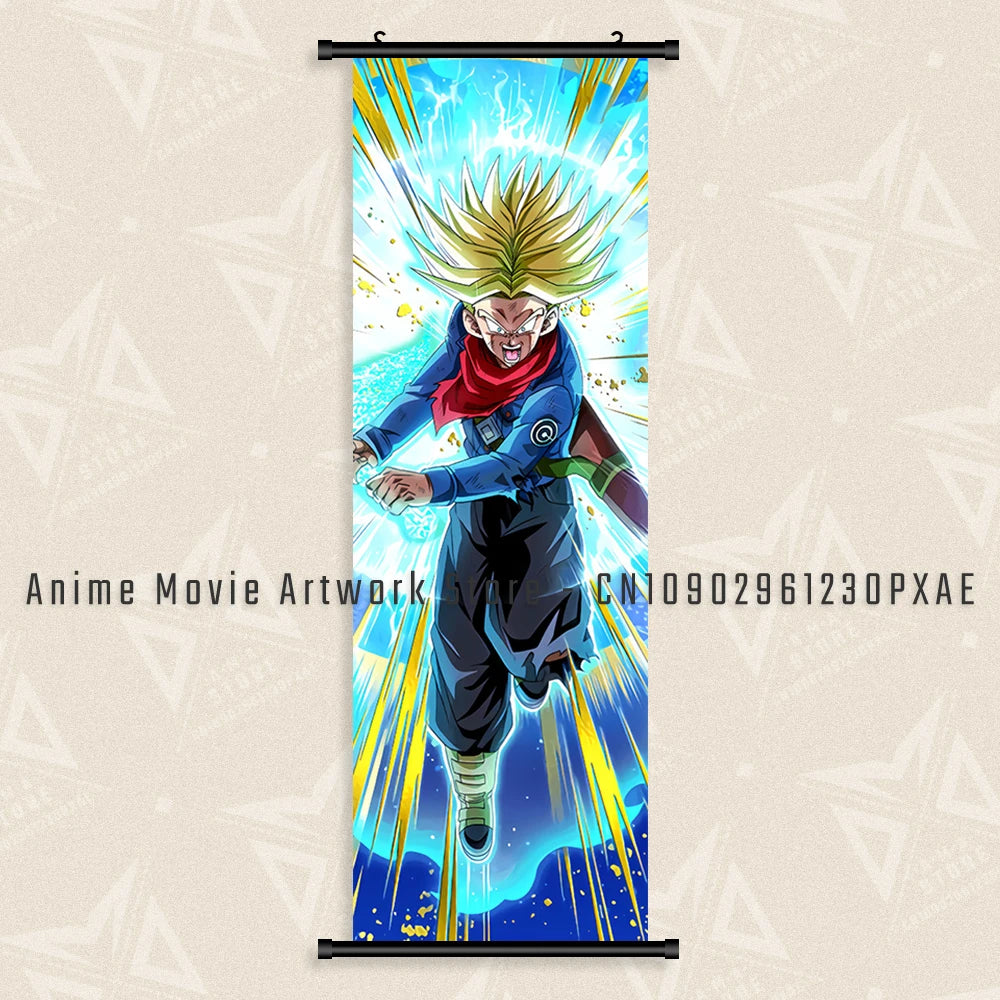 Goku Black Dragon Ball Z Canvas Wall Scroll - Image 33