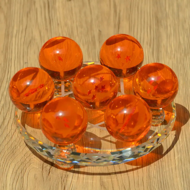 Large Dragon Ball Crystal Ball – Blue & Yellow - Image 21